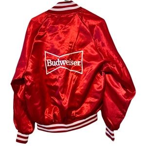 Vintage Budweiser bomber jacket